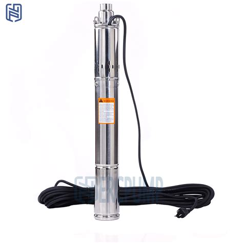 EURORECAR 220V Stainless Steel Deep Well Pump High Lift .